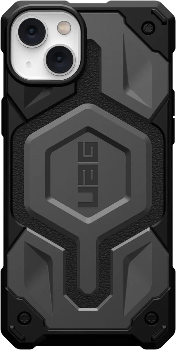 Urban Armor Gear, Inc. Urban Armor Gear Monarch Pro Kevlar MagSafe Case iPhone 14 Plus Silver — product photo