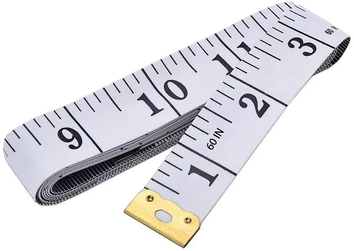 Soft Tape Measure 60 inch 150 cm White — product photo