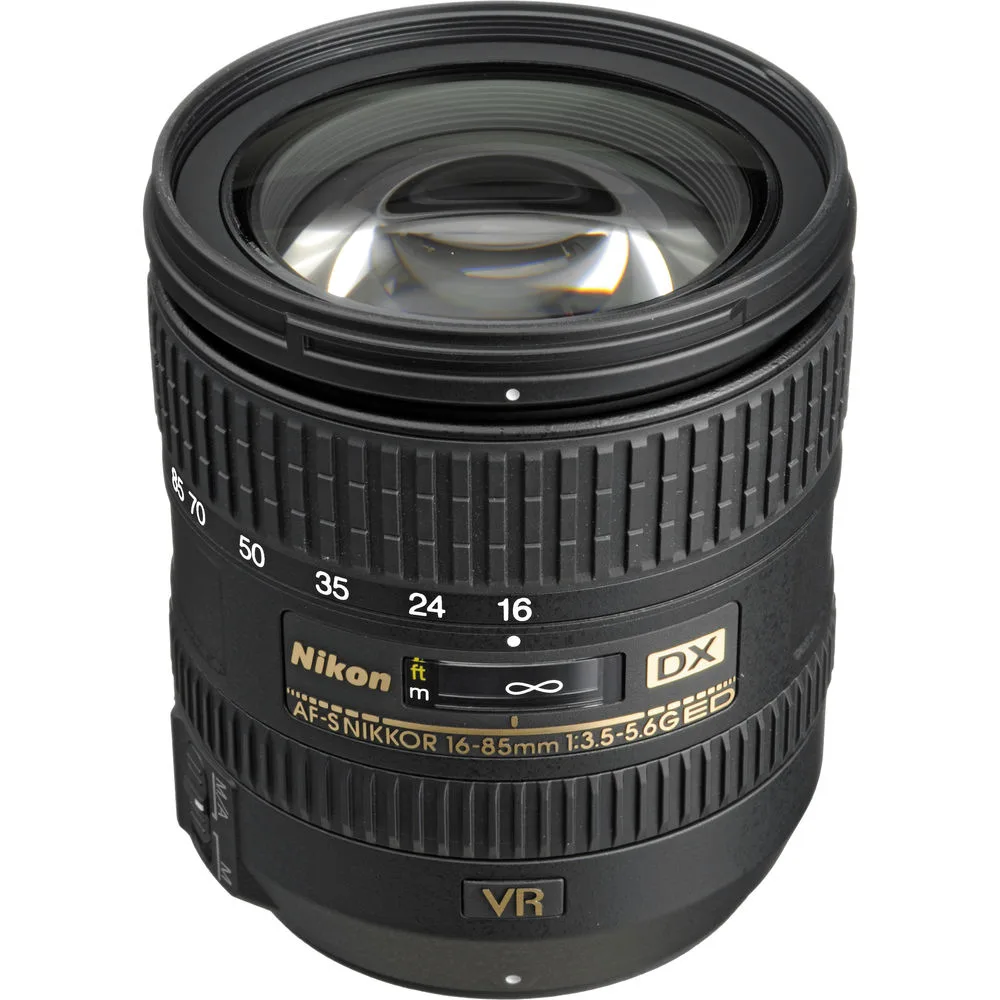 Nikon International Nikon International 16-85mm f/3.5-5.6G ED VR camcorder lens — product photo