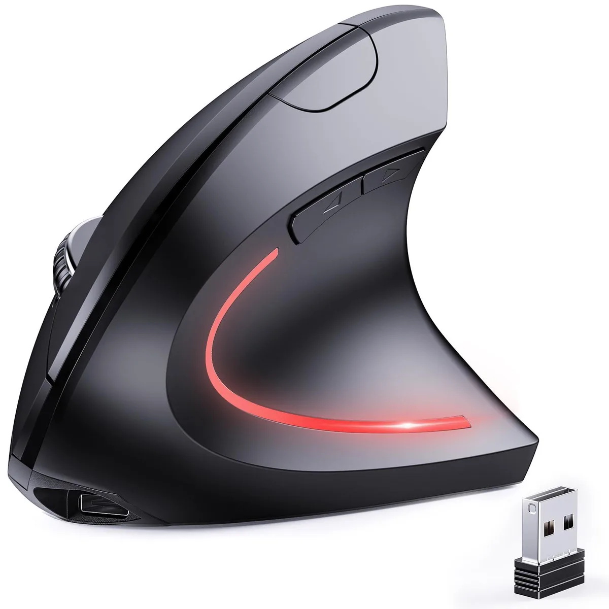  ASUS JYKEYMOUT M1 Vertical Gaming Mouse 16 Buttons 1000/1200/1600 DPI Black — product photo