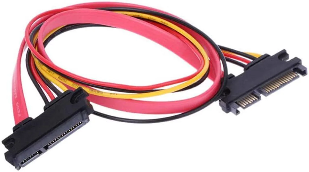 Vszerda Vszerda SATA 22-pin power data combo extension cable 1 foot — product photo