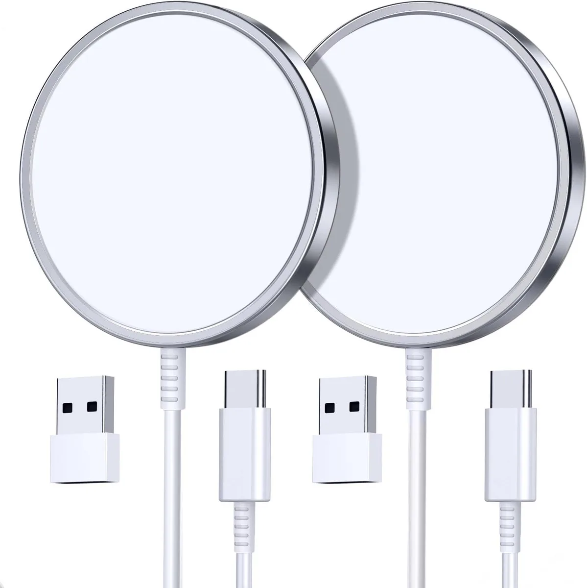 Luisport Luisport 2-Pack Magnetic Wireless Charger 15W for iPhone 12-16 Series — product photo
