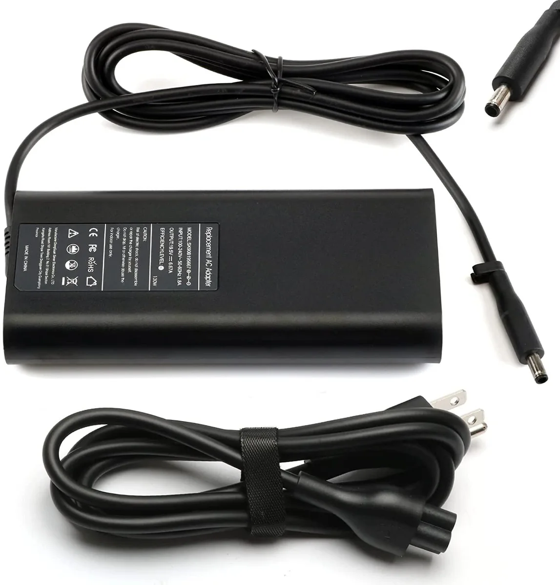 myVolts myVolts 130W 19.5V 6.7A Slim AC Adapter 4.5mm Tip — product photo