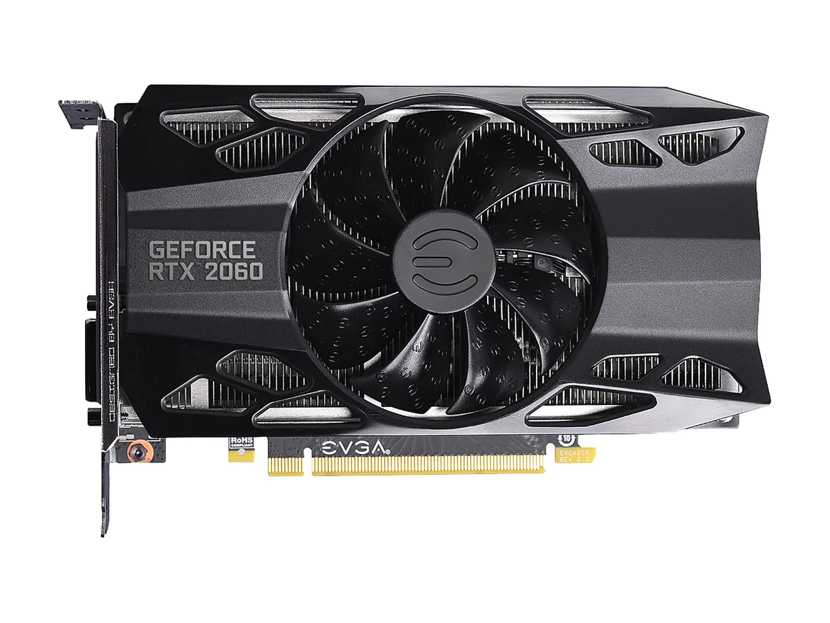 EVGA EVGA 06G-P4-2062-KR GeForce RTX 2060 6GB GDDR6 graphics card — product photo