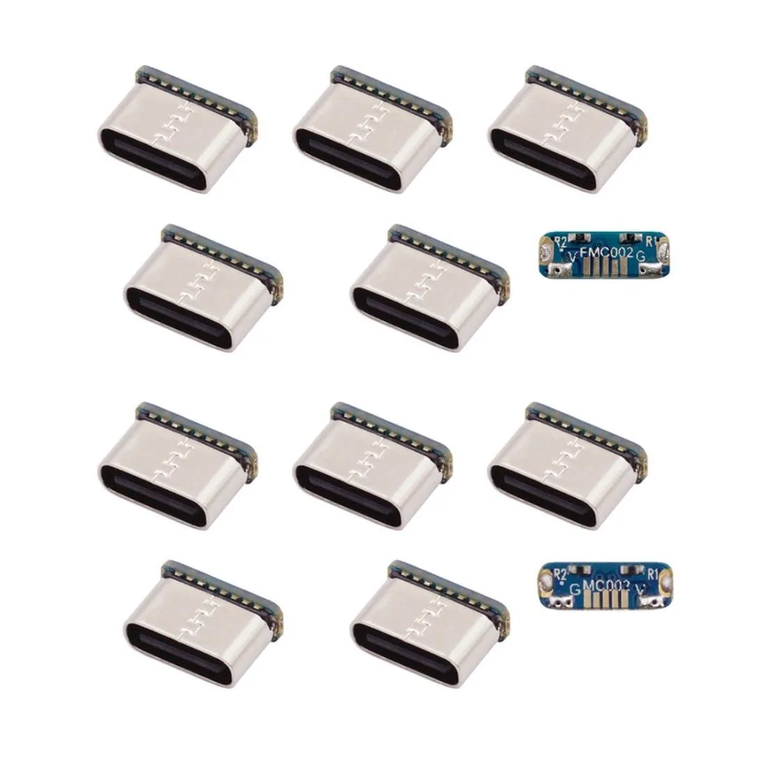 LORDWORLD LORDWORLD USB-C DIY Connector 10 Pack 5 Standard 5 Reversible Pinout — product photo