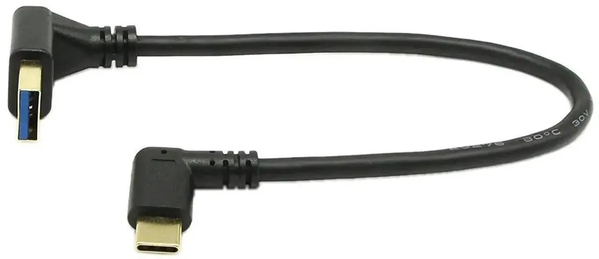 SMUGDESK SMUGDESK 90 Degree USB-C to USB 3.0 Cable 10 Inch — product photo
