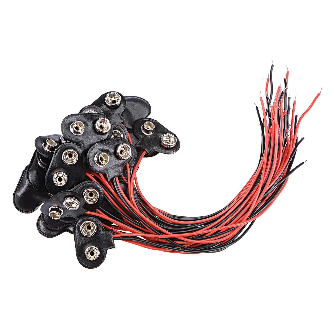 Unique-Bargains Unique-Bargains 30pcs 9V Battery Clip T-Type 15cm — product photo