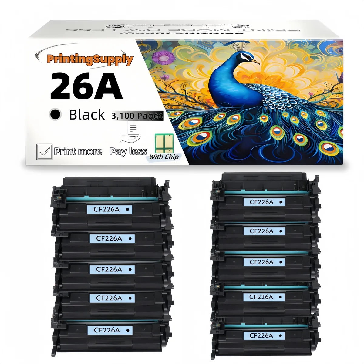 Ninestar Technology Ninestar Technology CF226A toner cartridge 10 pack black 3100 pages — product photo