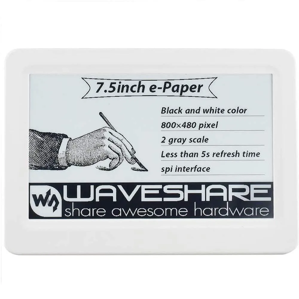 LORDWORLD LORDWORLD 7.5inch 800x480 NFC-Powered e-Paper Development Board — product photo