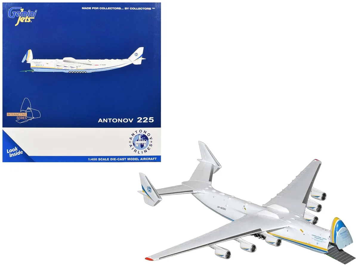 GeminiJets GeminiJets Antonov An-225 Mriya Antonov Airlines 1/400 Diecast Hobby Collectible — product photo