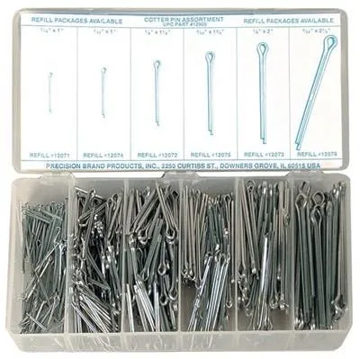 PRECISION PRECISION Cotter Pin Assortment Steel 600 Piece — product photo