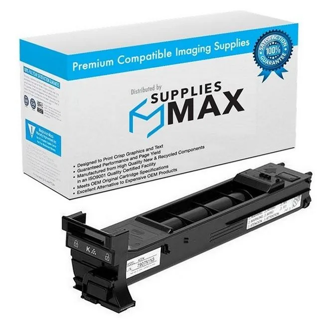 SuppliesMax SuppliesMax A0DK132 Black Toner Cartridge 8000 Pages — product photo