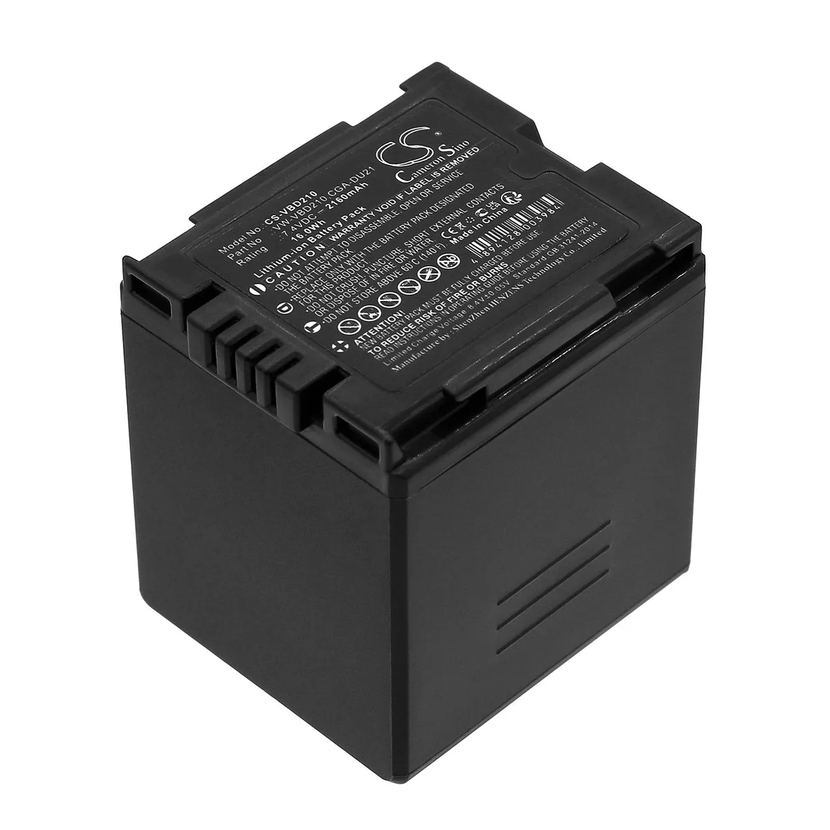 Cameron & Co Cameron & Co DS-CS-VBD210 camera battery 2.16 Ah dark grey — product photo
