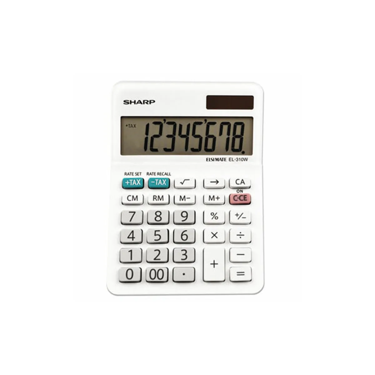  Sharp EL-310WB 8-Digit Mini-Desktop Calculator White — product photo