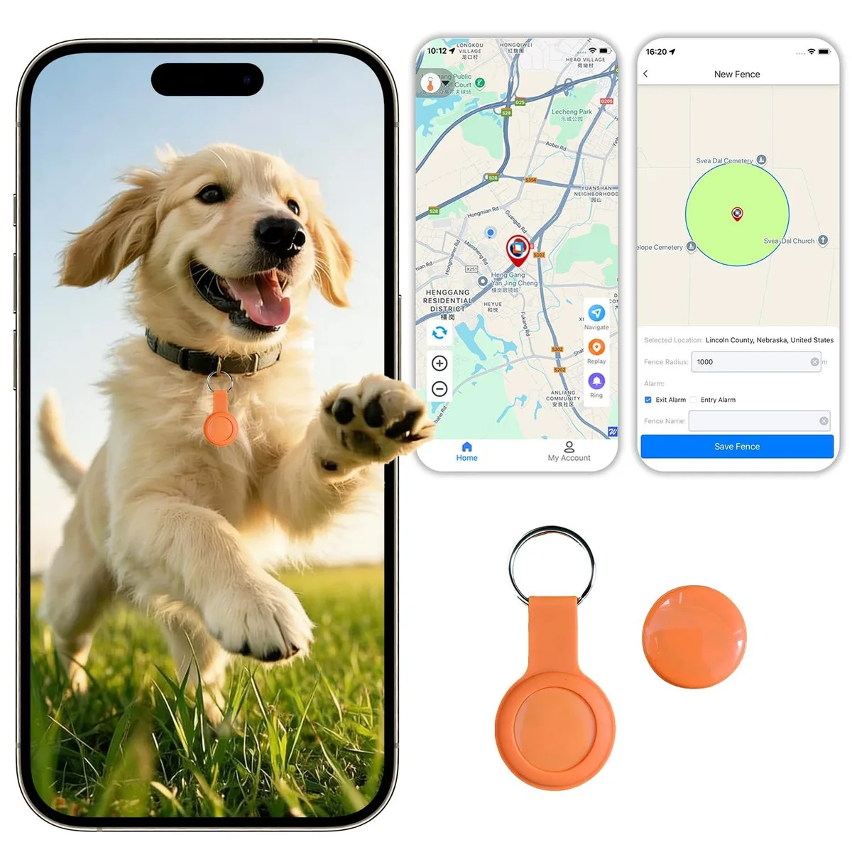  PAW GF11 Pet GPS Tracker Small 2026 IP67 365-Day Battery — product photo