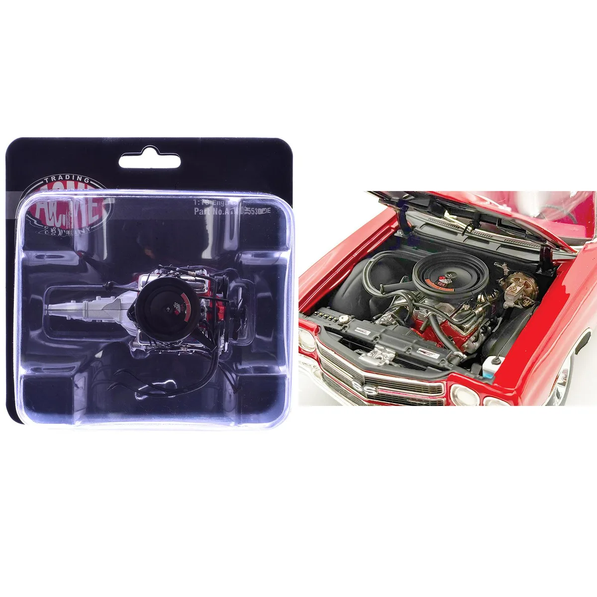 ACME ACME 454 LS6 Engine &amp; Transmission Replica 1/18 1970 Chevrolet Chevelle SS — product photo