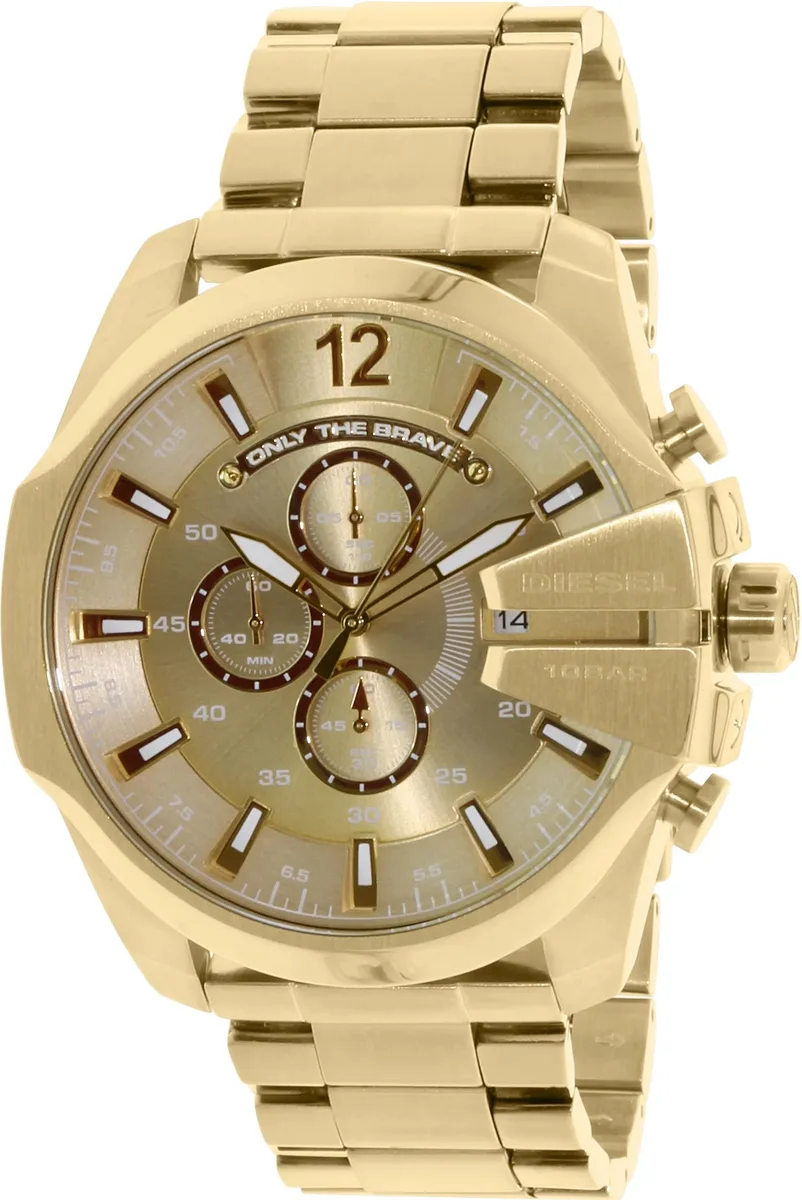 Diesel Diesel DZ4360 Mega Chief Gold Stainless Steel Quartz Watch — product photo
