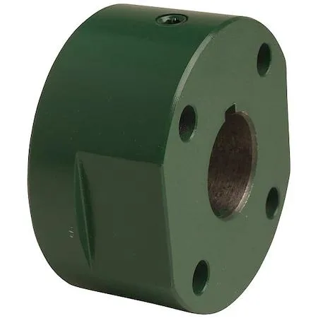 Cast iron spacer hub with 1-1/8 inch round keyed bore