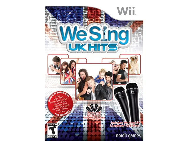 Nordic Games Publishing Nordic Games Publishing We Sing UK Hits 2 Microphones Wii — product photo