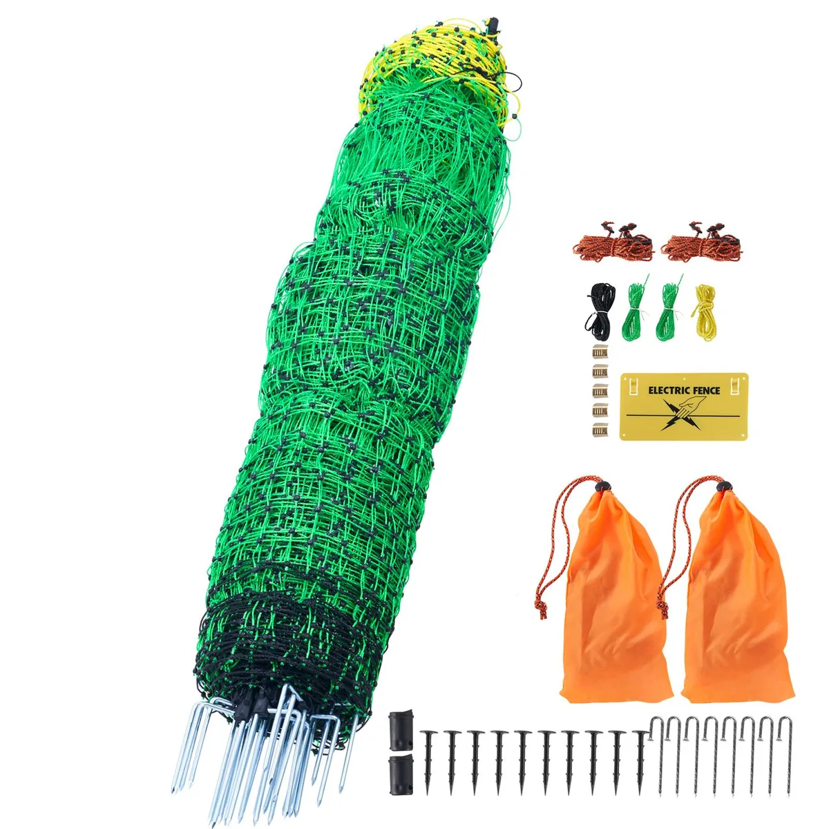 VEVOR VEVOR Electric Fence Netting 50" x 164' Green Yellow Black Fiberglass Q235 — product photo