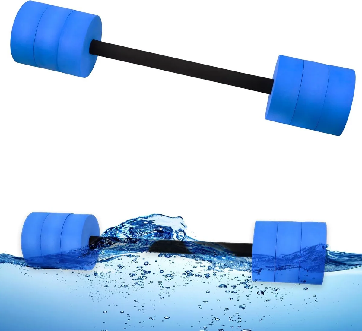 TAURKENAM TAURKENAM Aquatic Dumbbells 2025 Aluminium Handle 4 Foam Weights — product photo