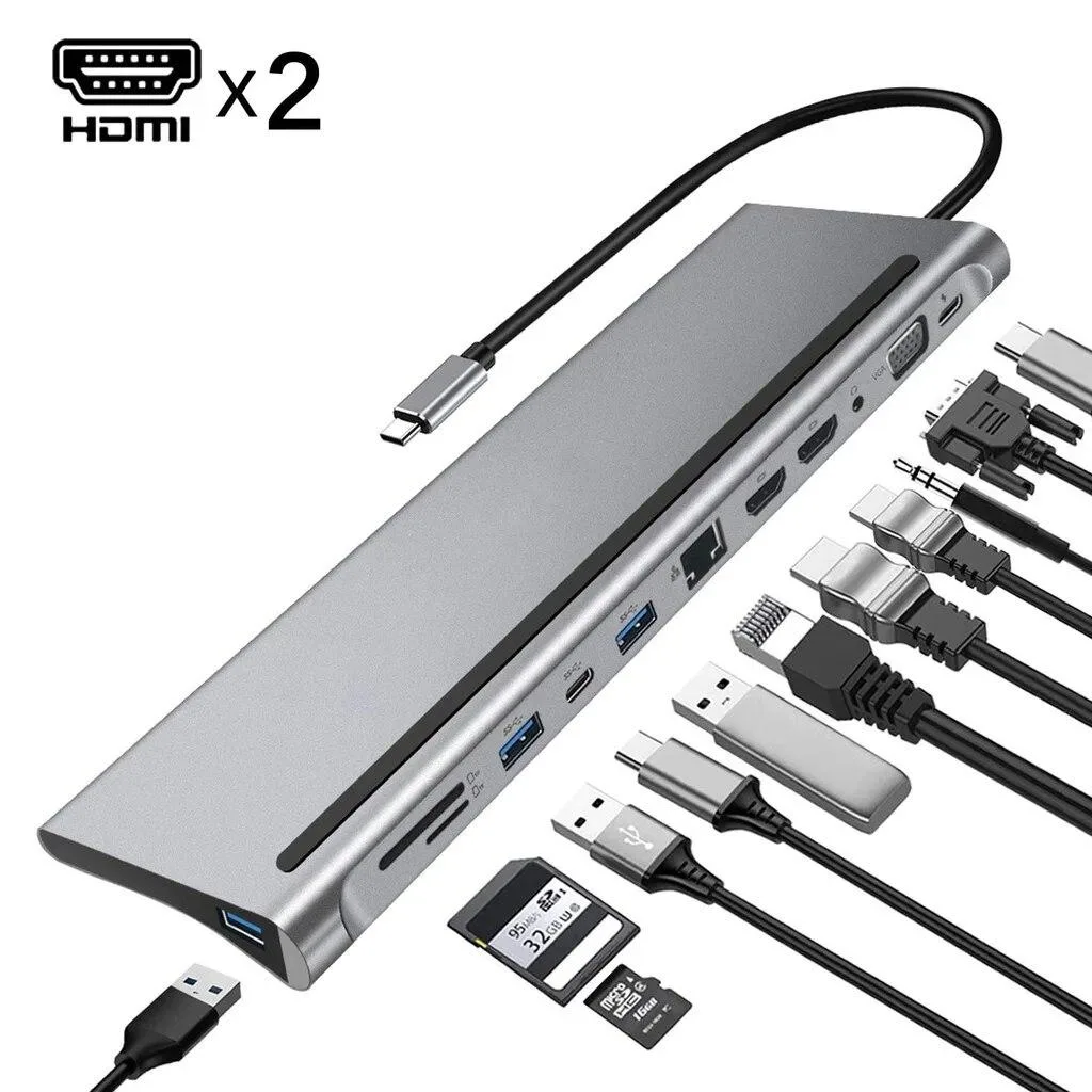 Shenzhen Langzhong Technology Co., Ltd. Shenzhen Langzhong Technology Co., Ltd. 12in1 Type-C Docking Station — product photo