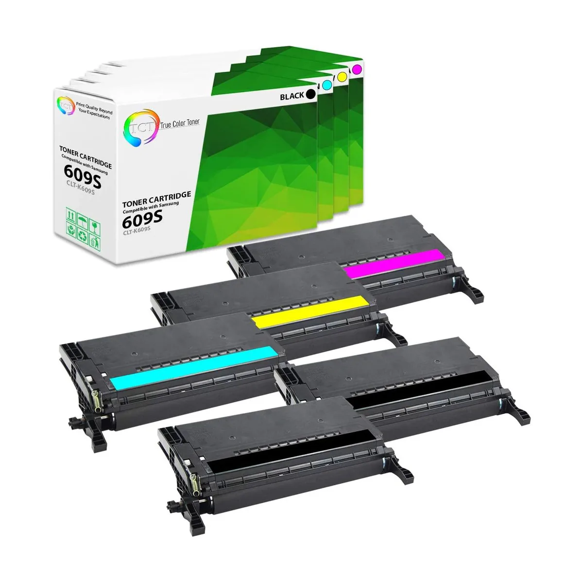 True Color Toner True Color Toner 609S 5-pack toner cartridge 4 colours 7000 pages — product photo