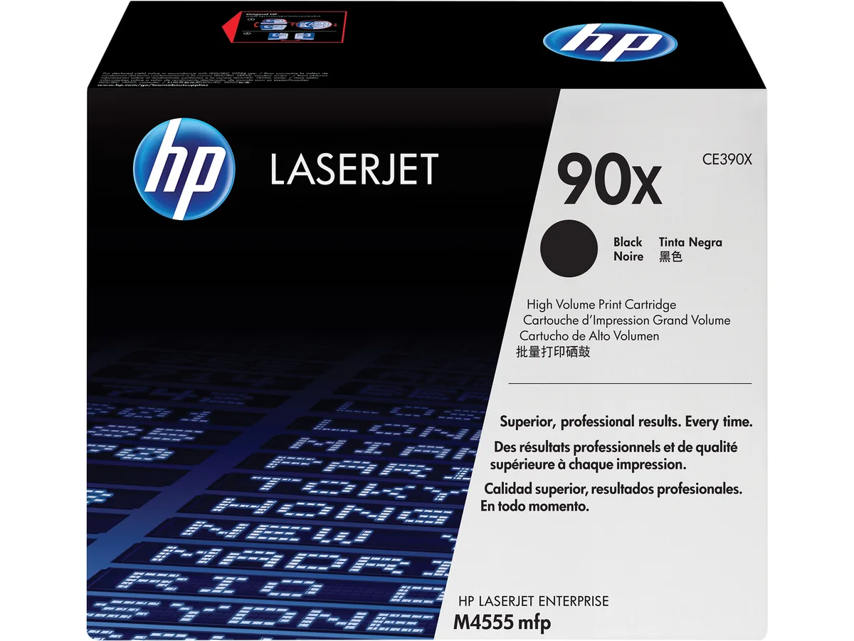 HP HP CE390X (90X) Black High Yield Toner Cartridge 24000 Pages — product photo
