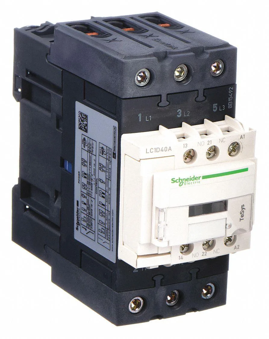 Schneider Electric Schneider Electric LC1D40AL7 Magnetic Contactor 40A 200V AC 3P — product photo