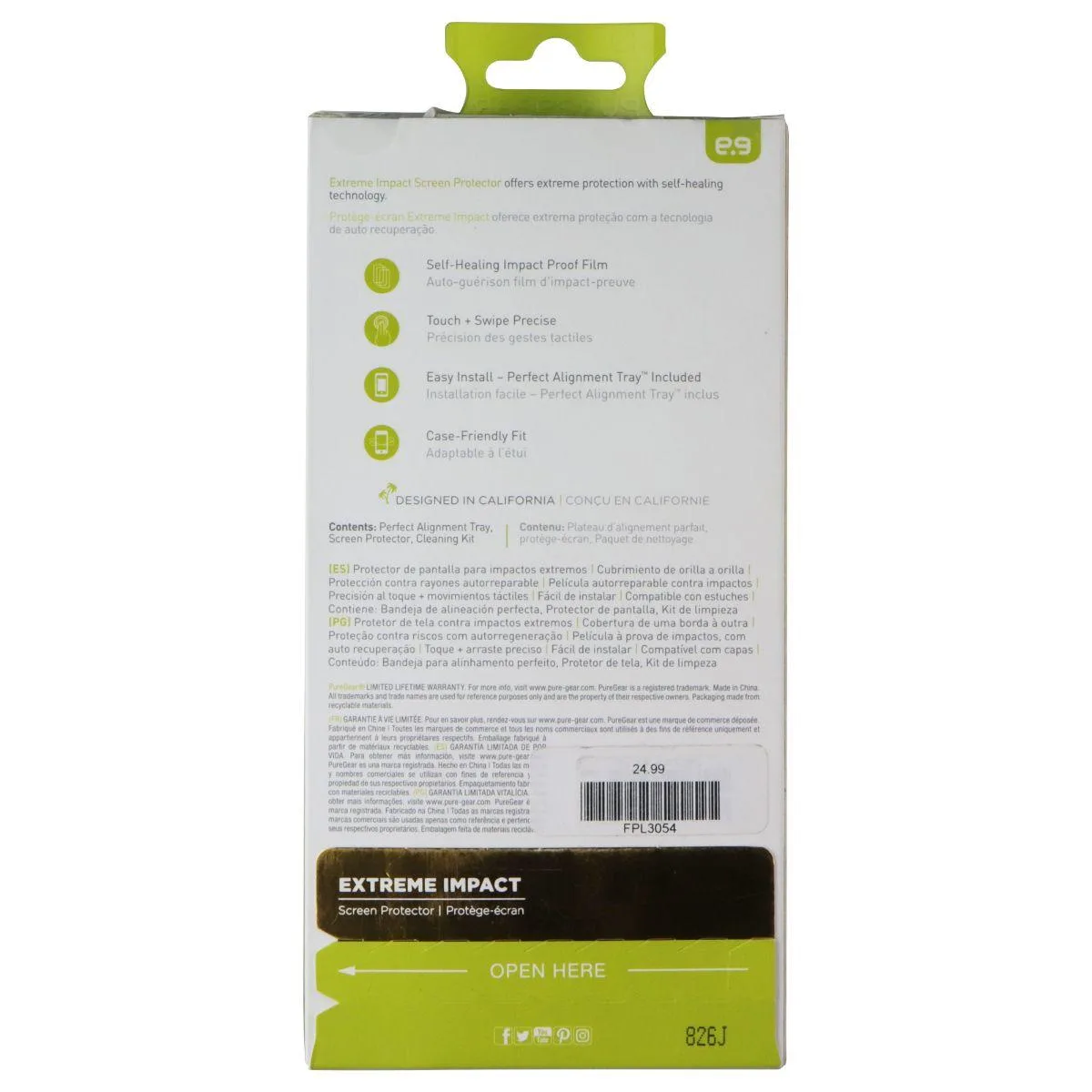 PureGear PureGear Extreme Impact Screen Protector for Samsung Galaxy S9+ — product photo