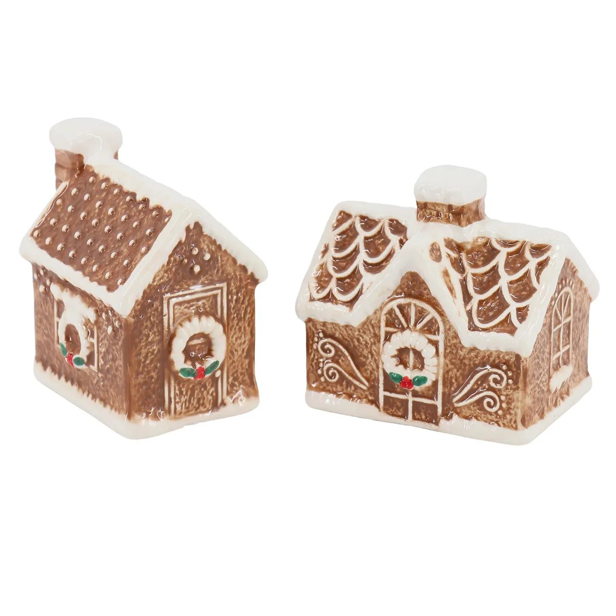 Martha Stewart Martha Stewart 510121311M Ceramic Gingerbread House Salt Pepper Shaker Serveware — product photo