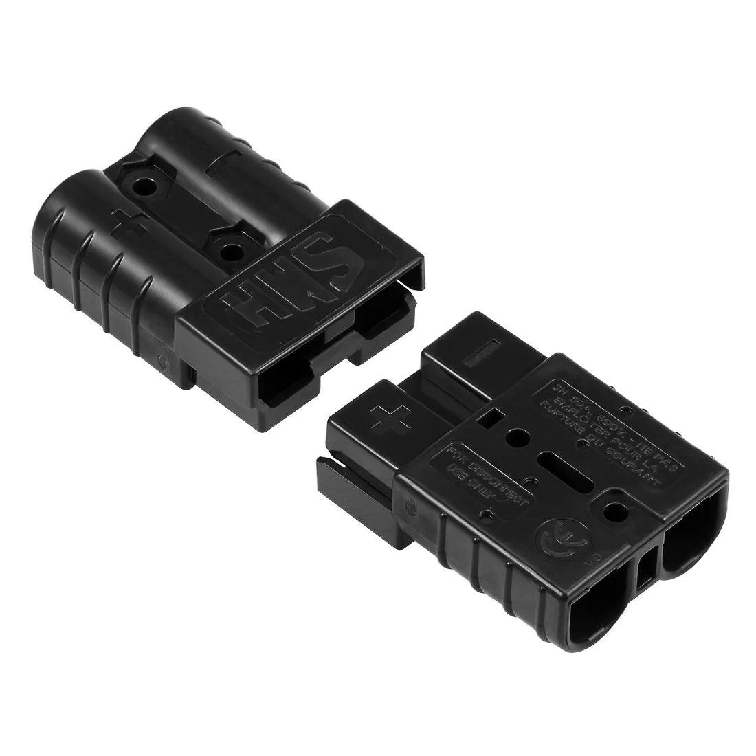 Unique-Bargains Unique-Bargains 6 AWG 50A Quick Connect Wire Cap Connector Black 2pcs — product photo