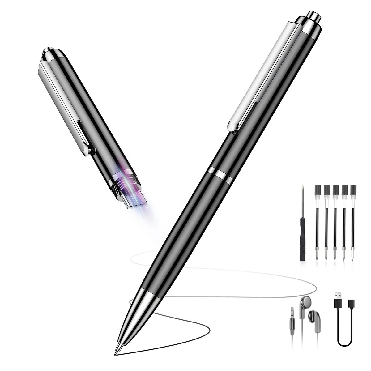 Yegolito 72GB Voice Recorder USB-C 35h 0529-B — product photo