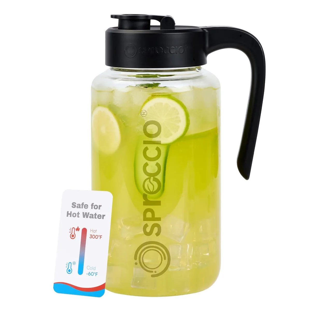  Spreccio 64 oz Thermo Pot Black 11.4 in — product photo