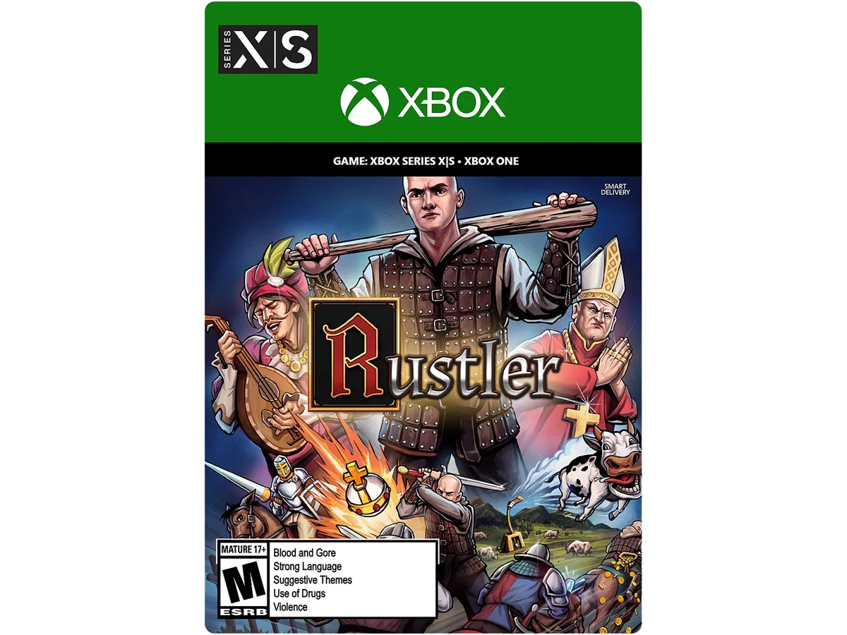 Xbox digital code card for Rustler game