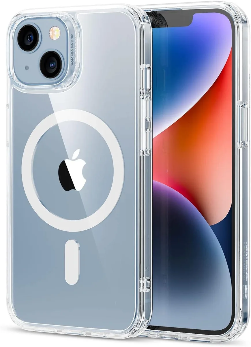 TAURKENAM TAURKENAM HaloLock Magnetic Case for iPhone 13/14 Clear — product photo
