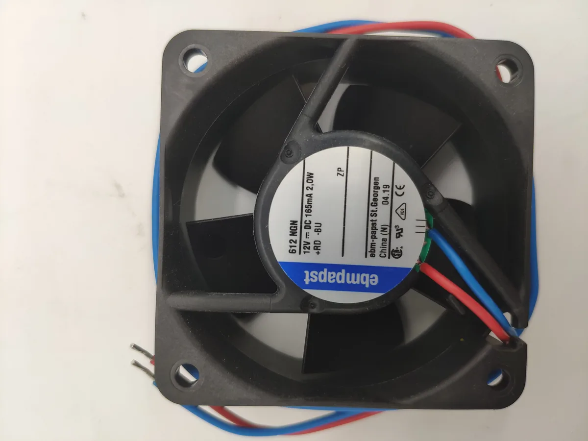Fans Fans 612NGN ebmpapst 6025 12V 6 cm case fan — product photo