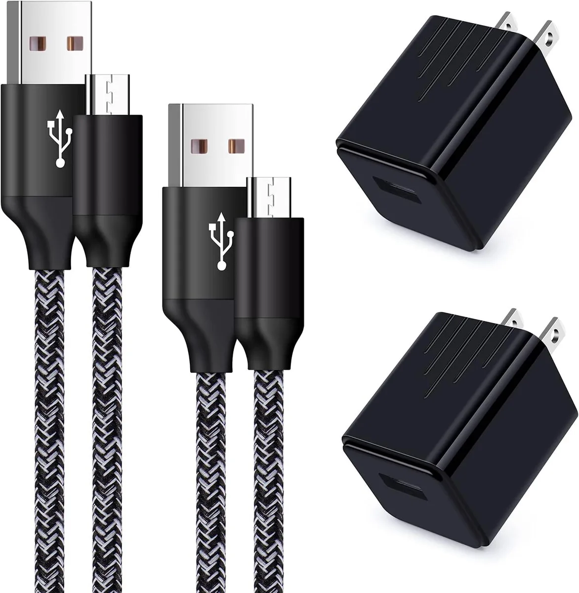 KINGARD KINGARD Micro USB Charger Kit 6 ft Cable 1A Wall Plug — product photo