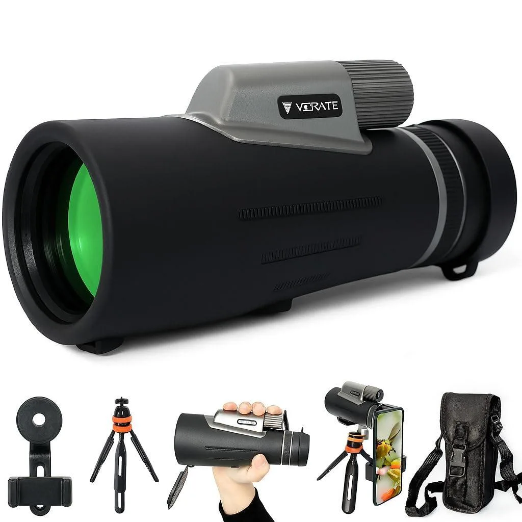  AVer TKN-010623 12x56 Monocular with Smartphone Adapter &amp; Tripod — product photo