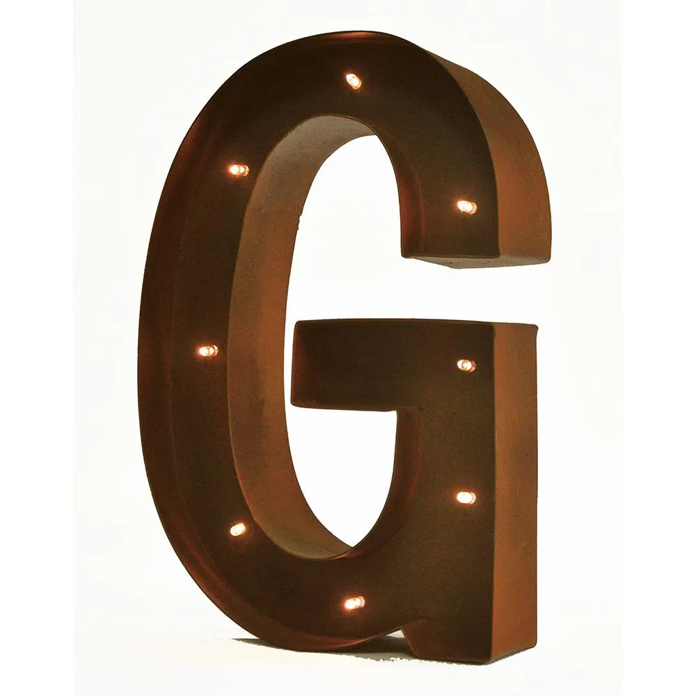 Vandue Corporation Vandue Corporation Rustic Vintage 11" LED Letter G covering — product photo