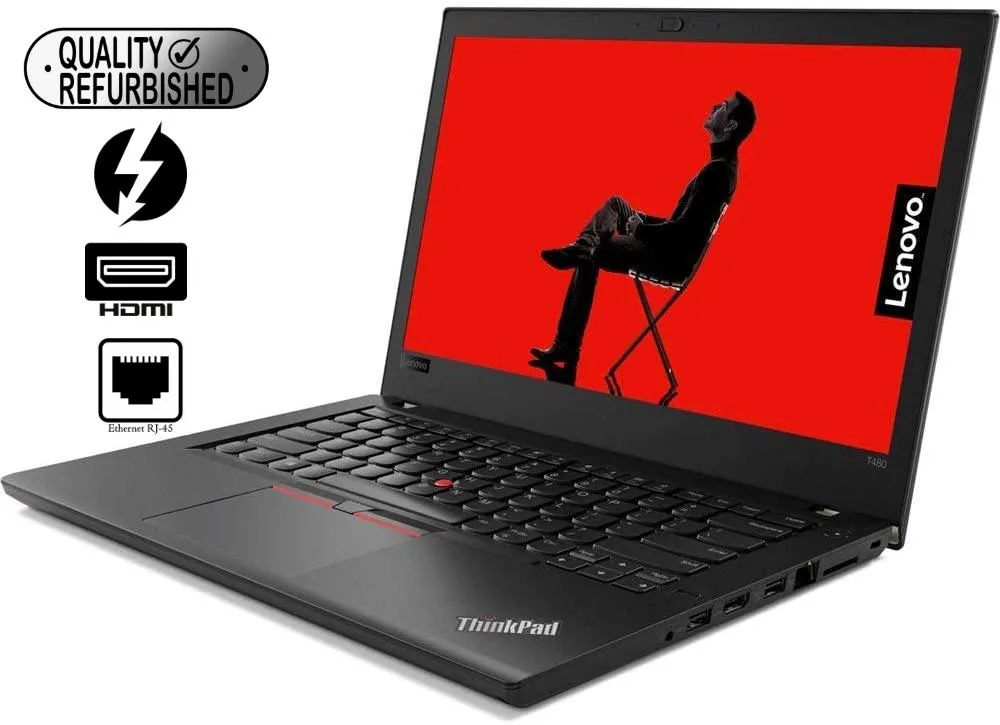 Lenovo Lenovo ThinkPad T480 i5-8250U 1.6GHz 16GB 256GB SSD 10P laptop — product photo