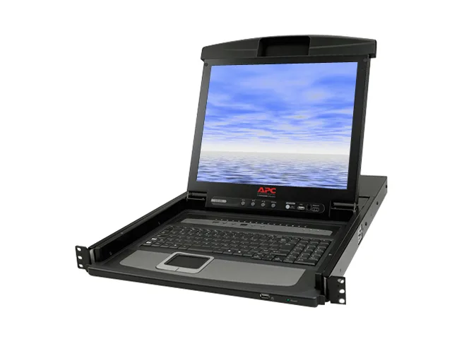 APC APC AP5816 17" 1U Rackmount LCD Console with 16-Port KVM Switch — product photo