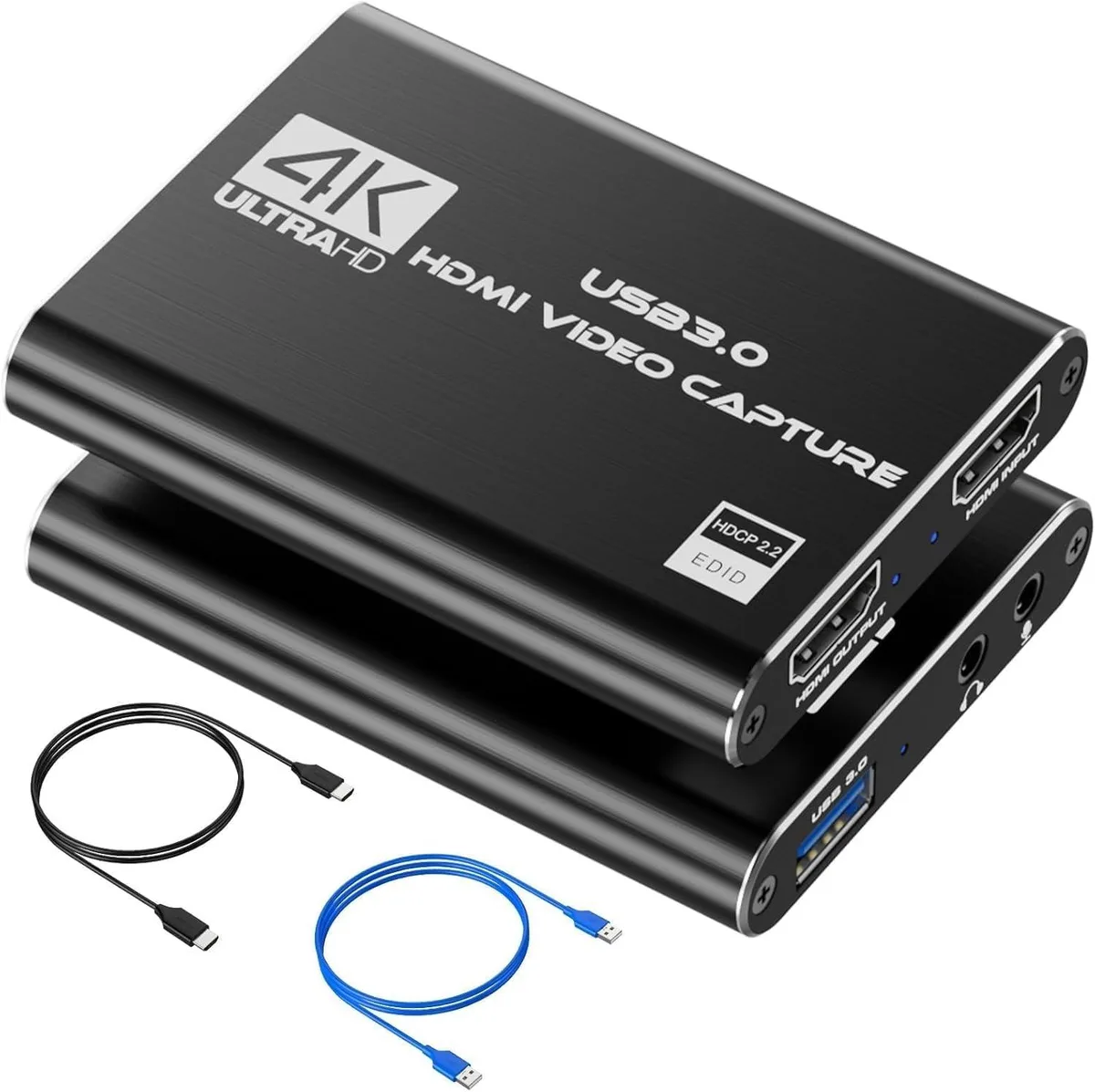  3D Video Wizard 4K HDMI Capture Card 1080p 60 USB 3.0 Black — product photo