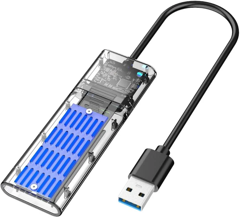 Hitoor Hitoor M.2 SATA NGFF SSD drive enclosure USB3.0 5Gbps 2230 2242 2260 2280 — product photo