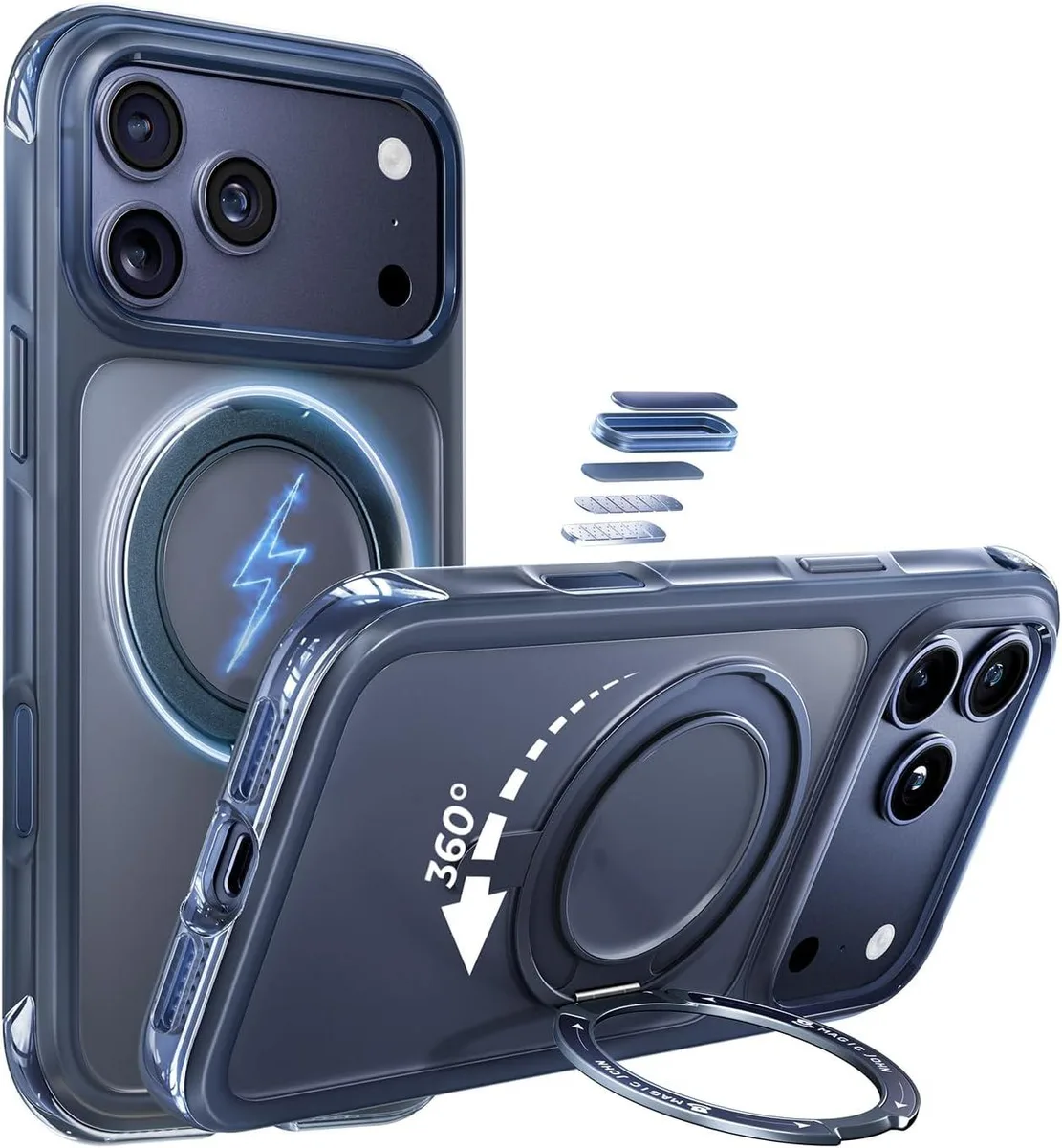Transcend Transcend Heavy Duty MagSafe Case with Stand Deep Blue 6.3 — product photo