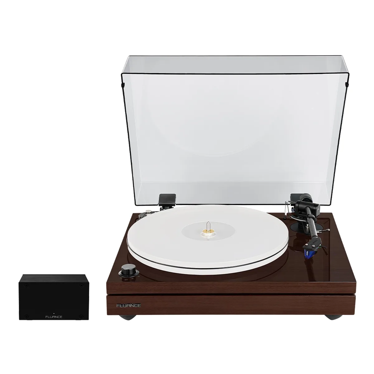 Fluance Fluance RT87 Turntable with Ortofon 2M Blue, PA10 Preamp (Natural Walnut) — product photo