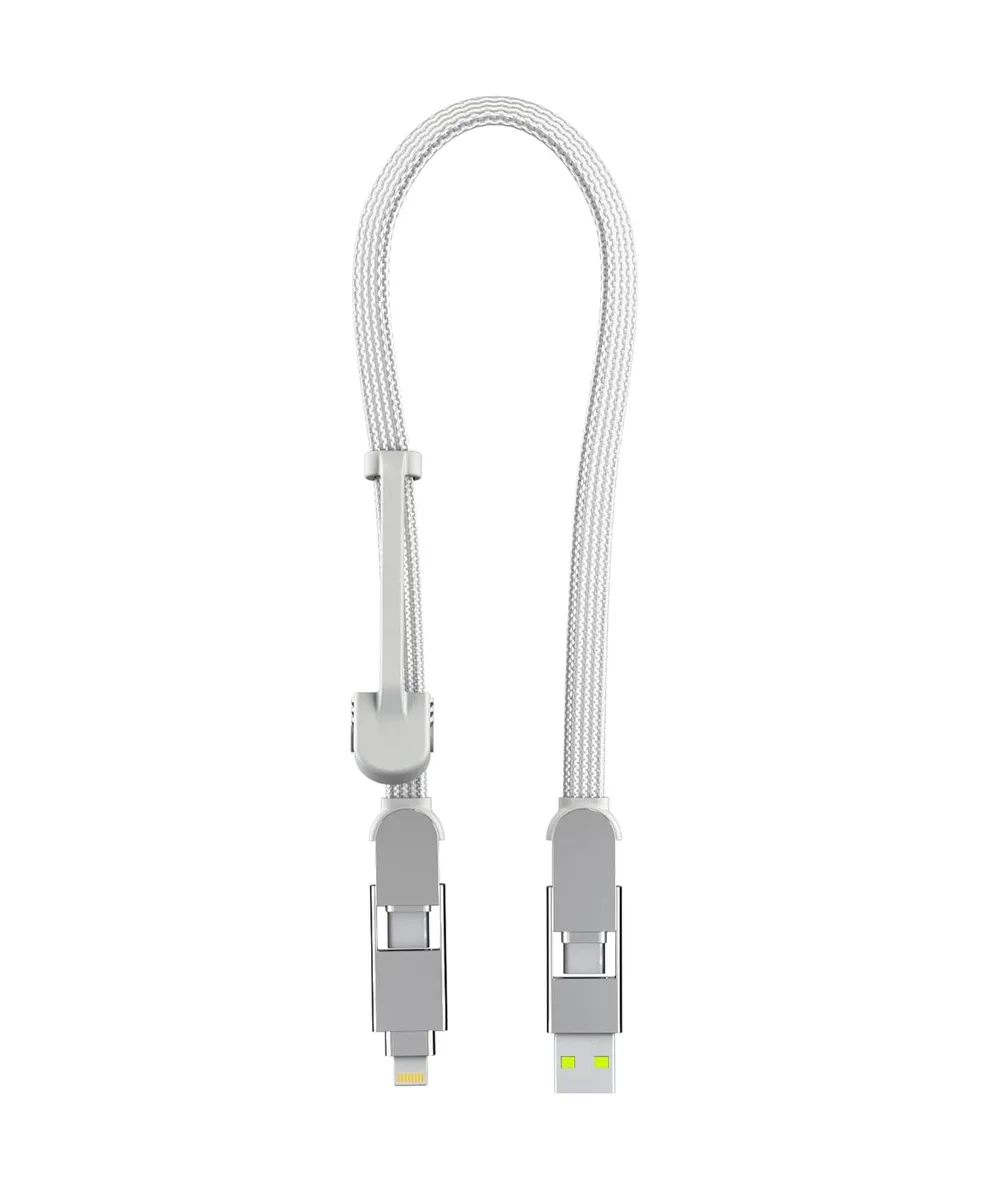 miqpower miqpower inCharge XL 30cm 6-in-1 Cable 100W Glacier White — product photo