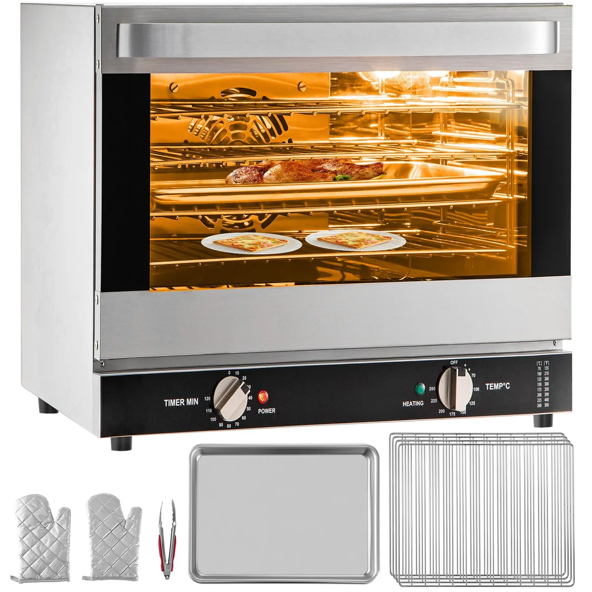 VEVOR VEVOR FD-66 66 L 1800 W 4-tier commercial kitchen appliance — product photo