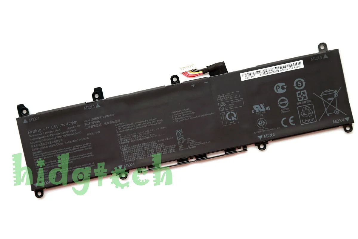 Beisite Beisite C31N1806 42Wh 11.55V laptop battery — product photo
