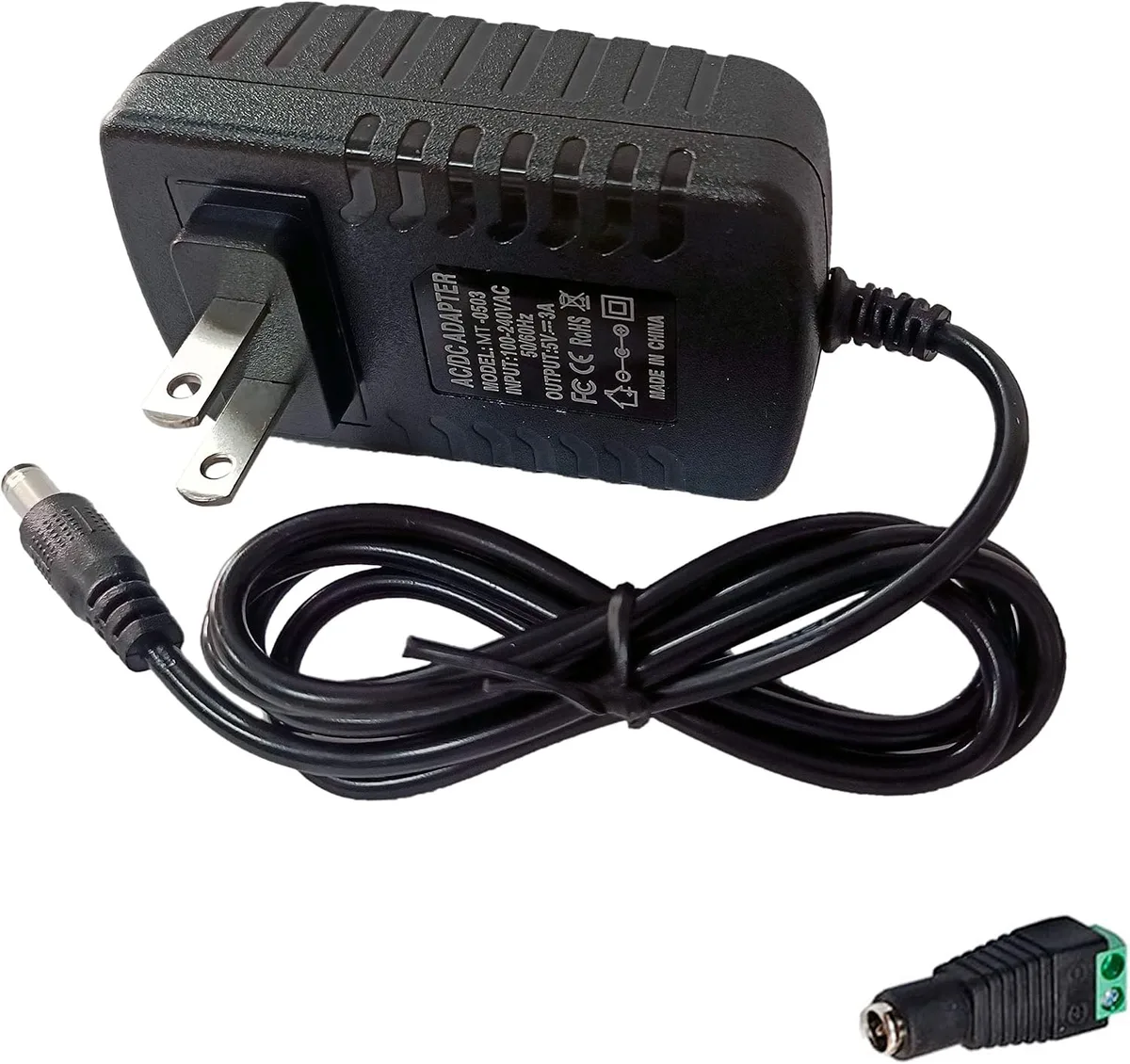 BASEUS BASEUS 5V 3A AC Adapter 100-240V 5.5x2.5mm Plug 15W — product photo